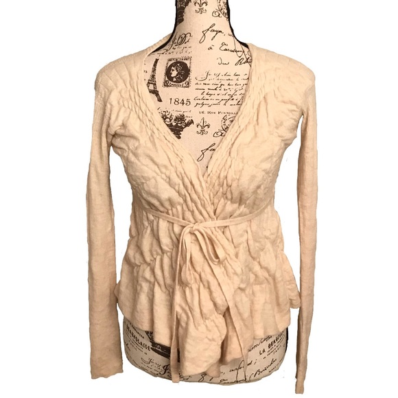 Anthropologie Sweaters - Anthropologie Sparrow Tie Front Cardigan